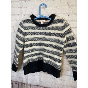 Brooks Brothers Women's Lambswool Fair Isle Pullover Sweater Size L